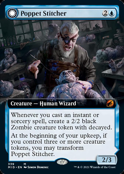 Poppet Stitcher // Poppet Factory (Extended Art) [Innistrad: Midnight Hunt] Foil