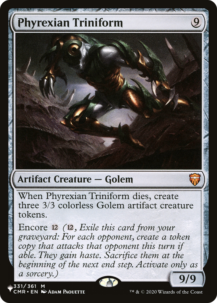 Phyrexian Triniform [The List] | Silver Goblin