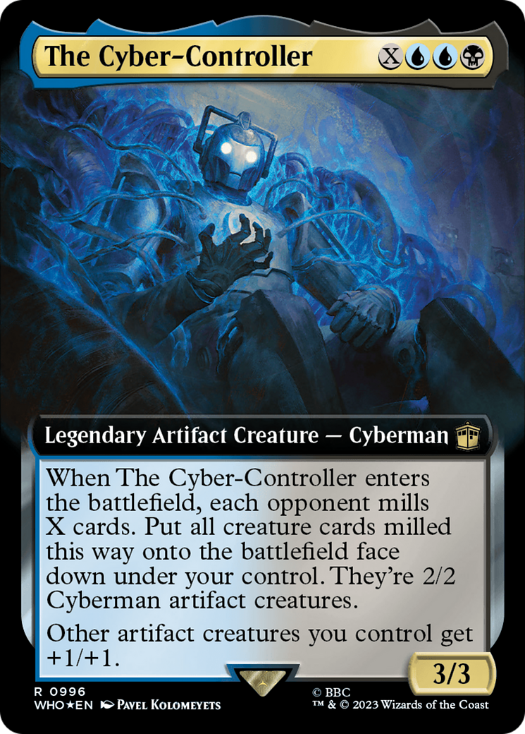 The Cyber-Controller (Extended Art) (Surge Foil) [Doctor Who] | Silver Goblin