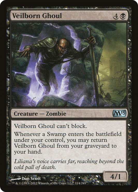 Veilborn Ghoul [Magic 2013] Foil