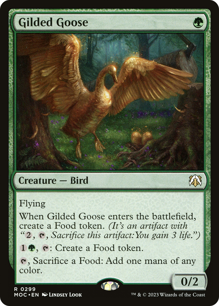 Gilded Goose [March of the Machine Commander] | Silver Goblin