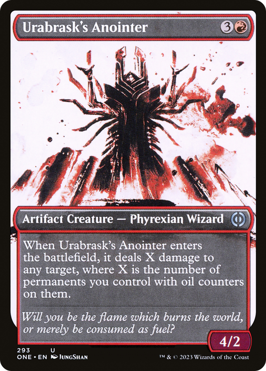 Urabrask's Anointer (Showcase Ichor) [Phyrexia: All Will Be One]