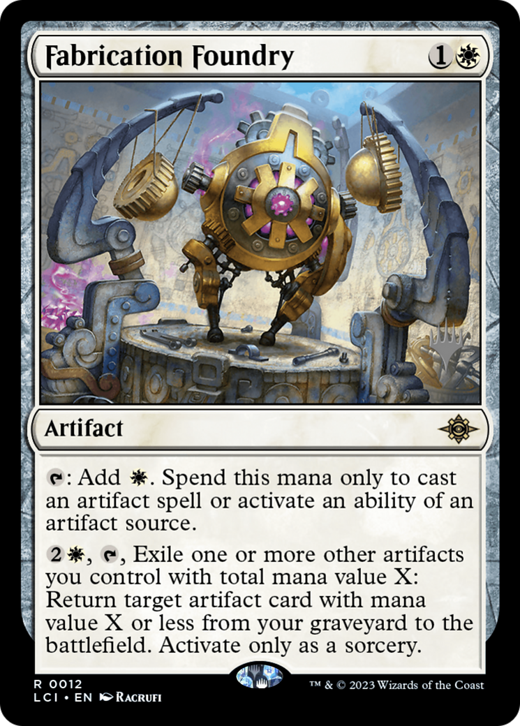 Fabrication Foundry (Promo Pack) [The Lost Caverns of Ixalan Promos] Foil