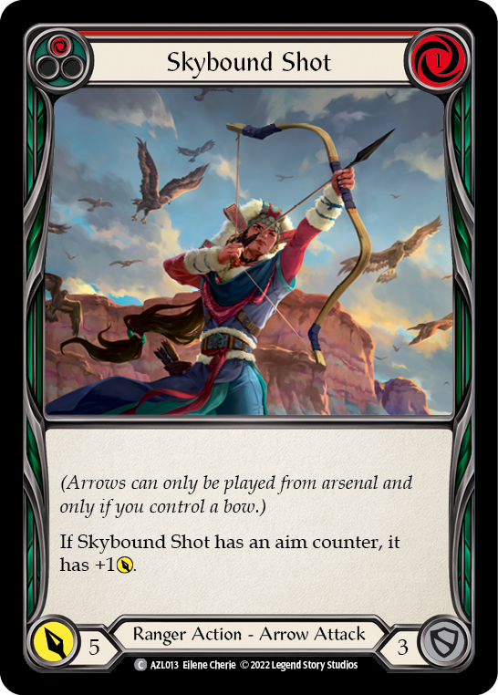 Skybound Shot (Red) [AZL013] (Outsiders Azalea Blitz Deck) | Silver Goblin