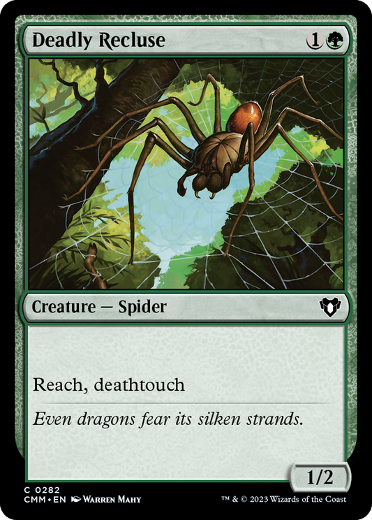 Deadly Recluse [Commander Masters] Foil