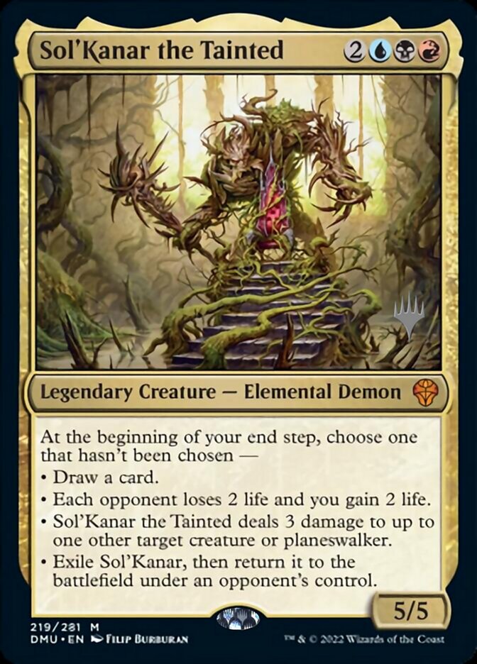 Sol'Kanar the Tainted (Promo Pack) [Dominaria United Promos] | Silver Goblin