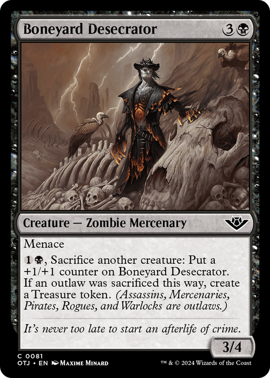 Boneyard Desecrator [Outlaws of Thunder Junction] Foil