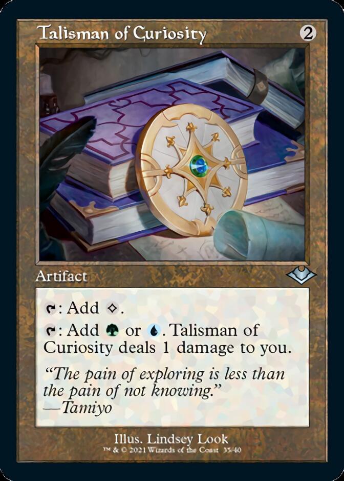 Talisman of Curiosity (Retro Foil Etched) [Modern Horizons] | Silver Goblin