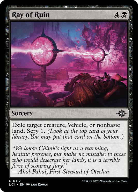 Ray of Ruin [The Lost Caverns of Ixalan] Foil