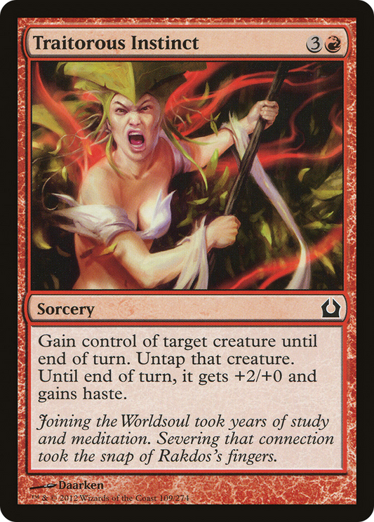 Traitorous Instinct [Return to Ravnica] Foil