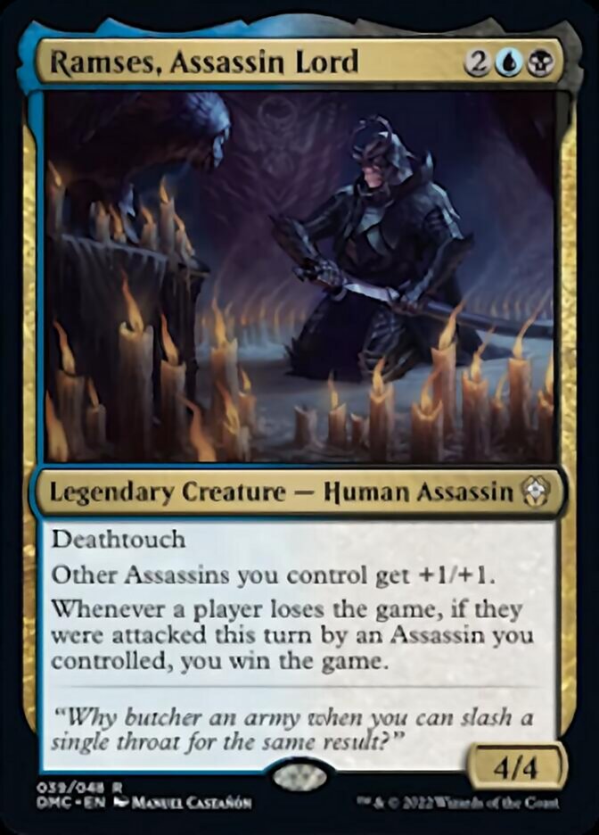 Ramses, Assassin Lord [Dominaria United Commander] | Silver Goblin