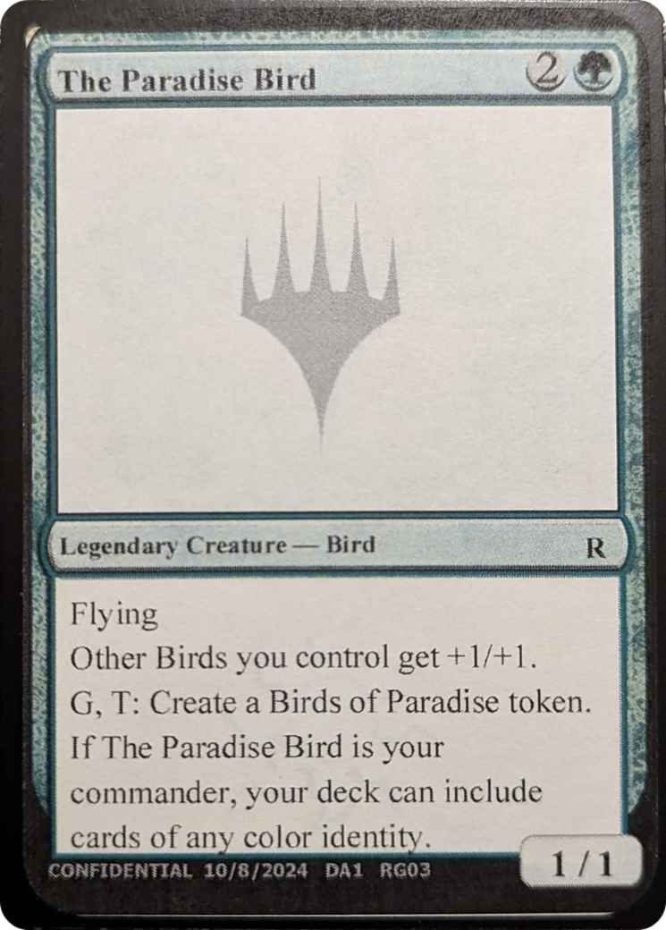 The Paradise Bird [Mystery Booster 2 Playtest Cards] | Silver Goblin