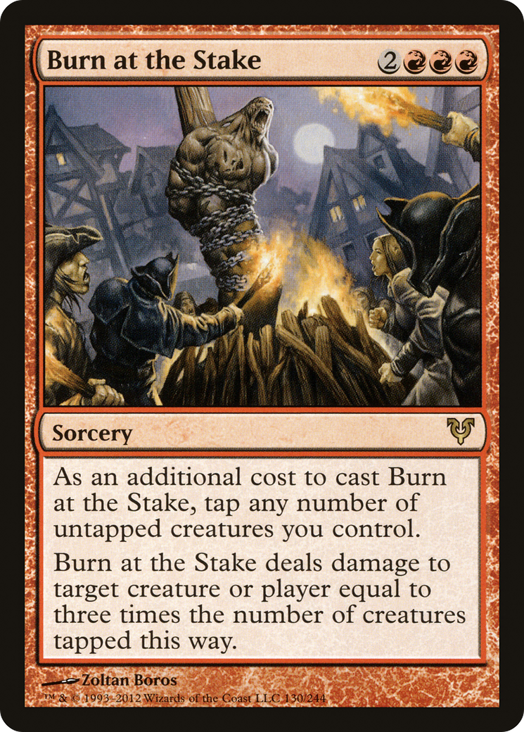 Burn at the Stake [Avacyn Restored] Foil