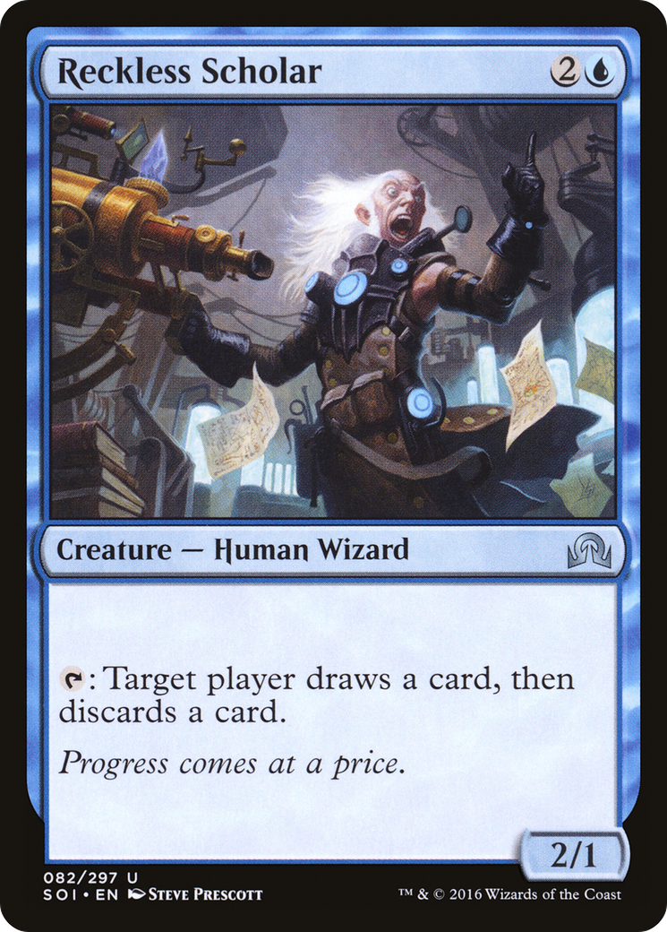 Reckless Scholar (082) Foil - Shadows over Innistrad