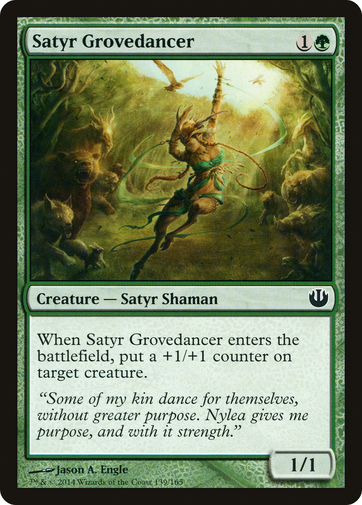 Satyr Grovedancer [Journey into Nyx] Foil