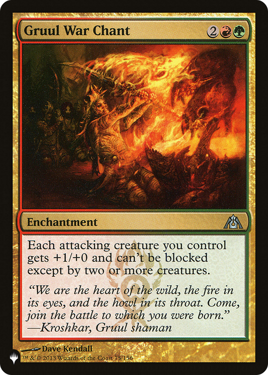 Gruul War Chant (DGM-75)