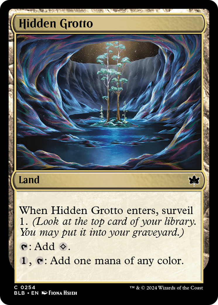 Hidden Grotto [Bloomburrow] | Silver Goblin