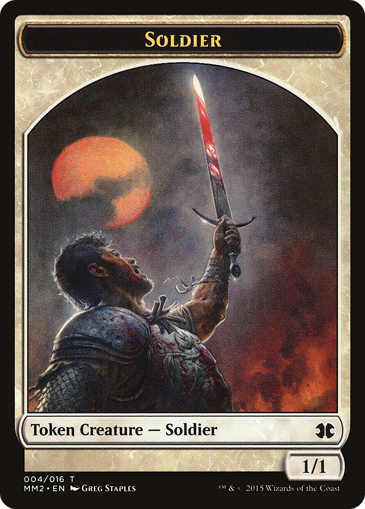 Soldier Token [Modern Masters 2015 Tokens] | Silver Goblin