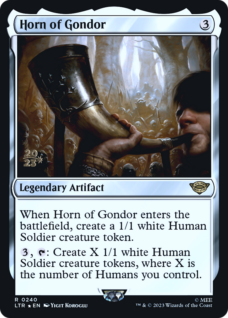 Horn of Gondor [The Lord of the Rings: Tales of Middle-Earth Prerelease Promos] | Silver Goblin