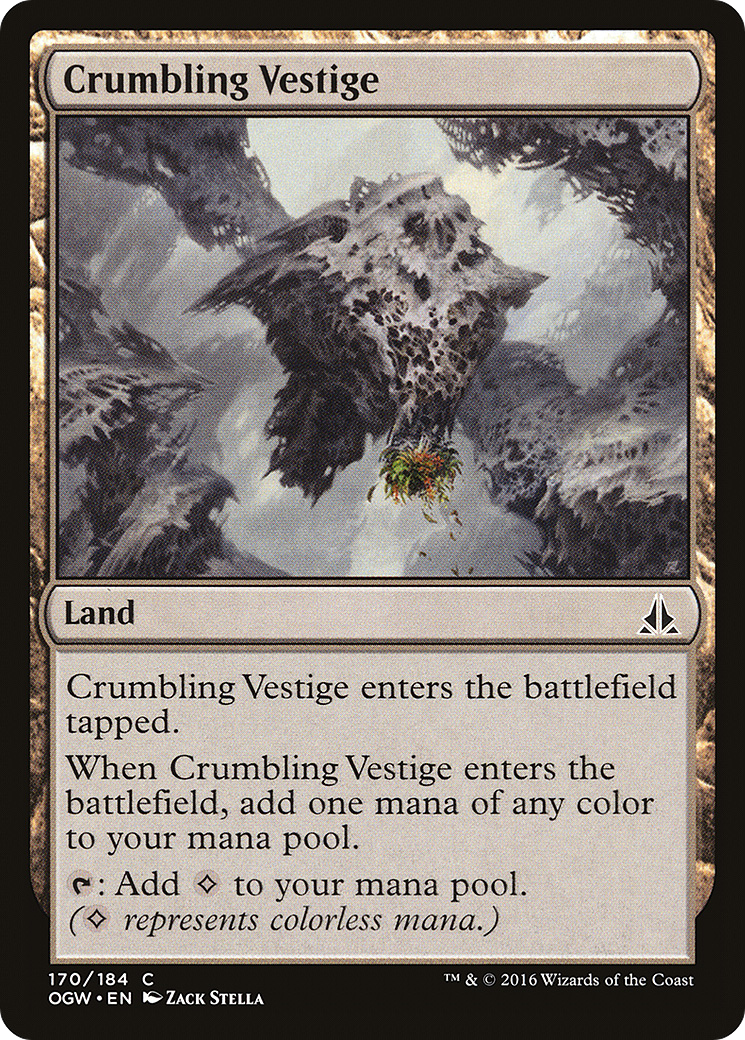 Crumbling Vestige [Oath of the Gatewatch] Foil