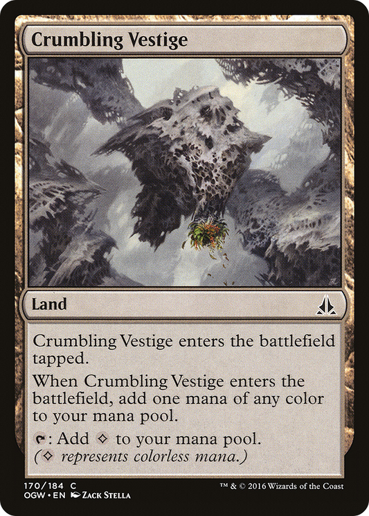 Crumbling Vestige [Oath of the Gatewatch] Foil