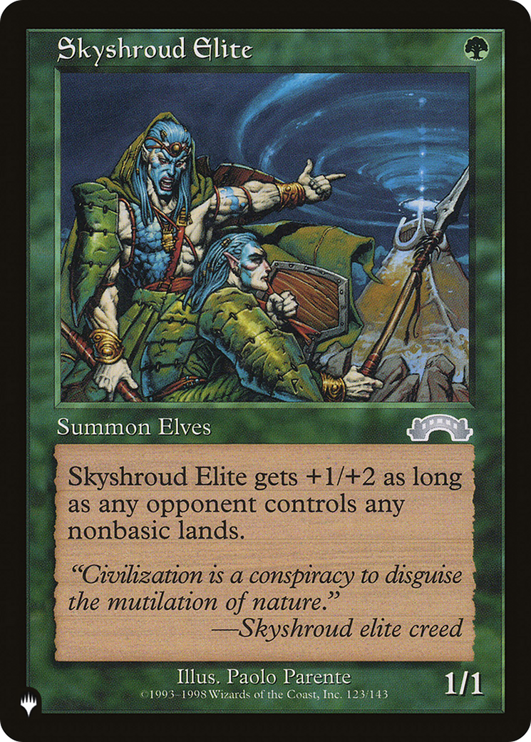 Skyshroud Elite [The List Reprints] | Silver Goblin