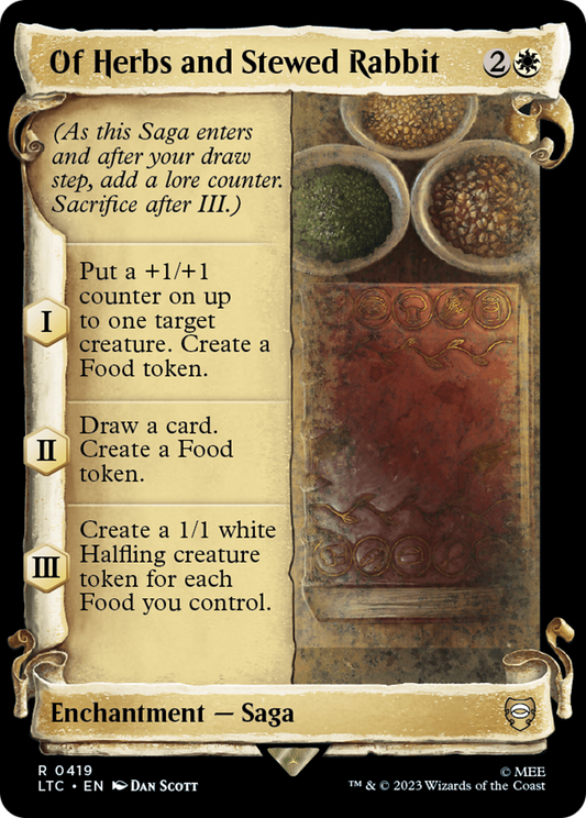 Of Herbs and Stewed Rabbit [The Lord of the Rings: Tales of Middle-Earth Commander Showcase Scrolls] Foil
