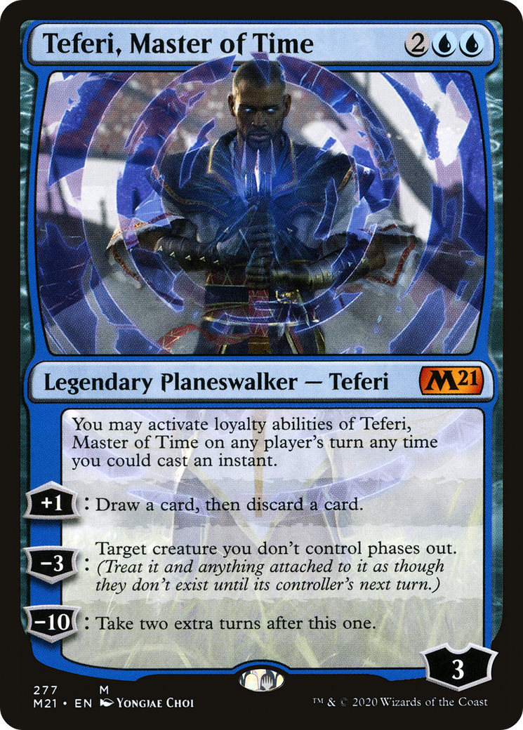 Teferi, Master of Time (277) [Core Set 2021] Foil