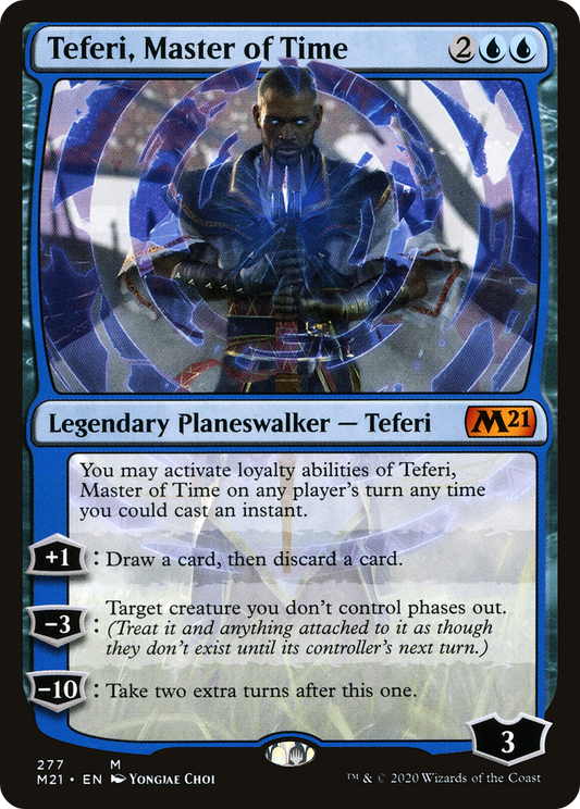 Teferi, Master of Time (277) [Core Set 2021] Foil
