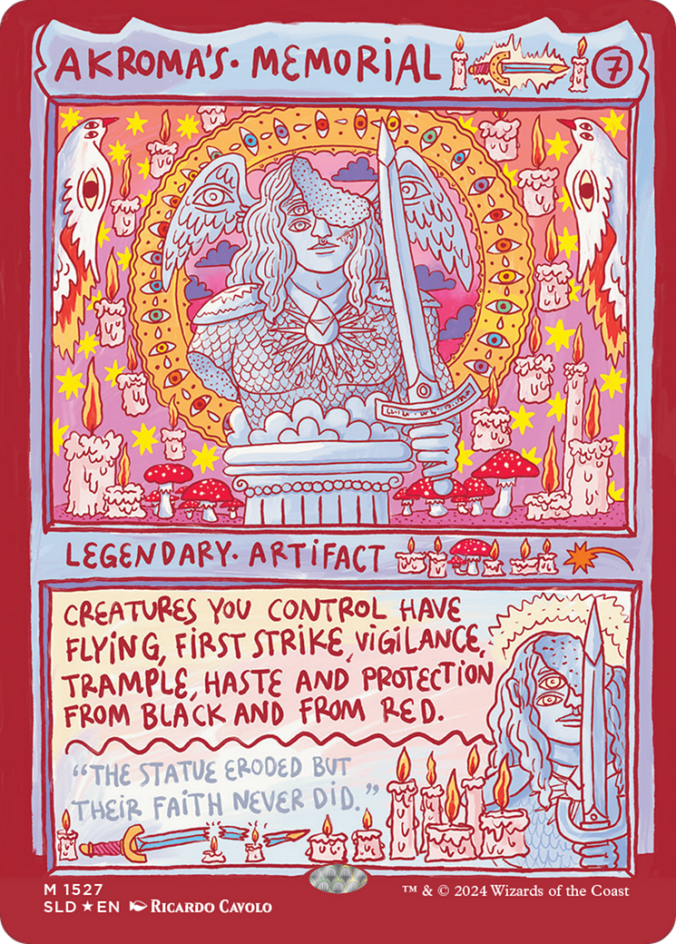 Akroma's Memorial (Rainbow Foil) [Secret Lair Drop Series]