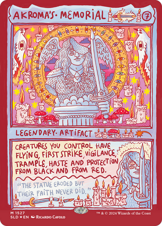 Akroma's Memorial (Rainbow Foil) [Secret Lair Drop Series]