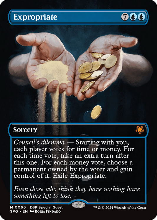 Expropriate (Borderless) [Duskmourn: House of Horror Special Guests] Foil