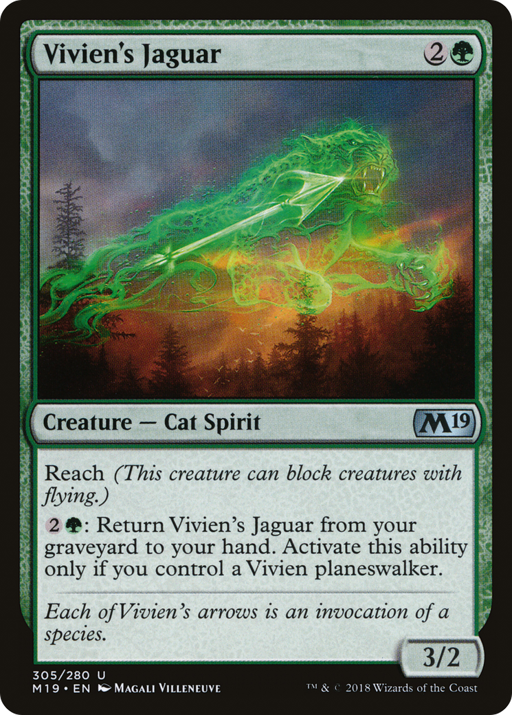 Vivien's Jaguar [Core Set 2019] | Silver Goblin