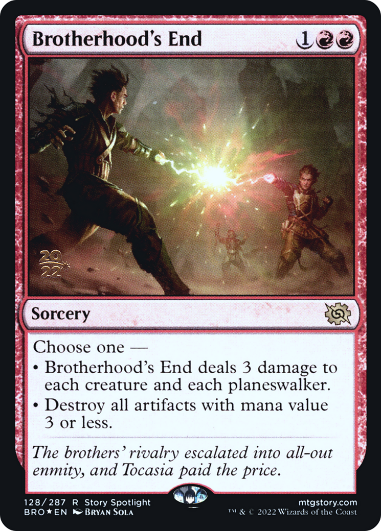 Brotherhood's End [The Brothers' War Prerelease Promos] | Silver Goblin