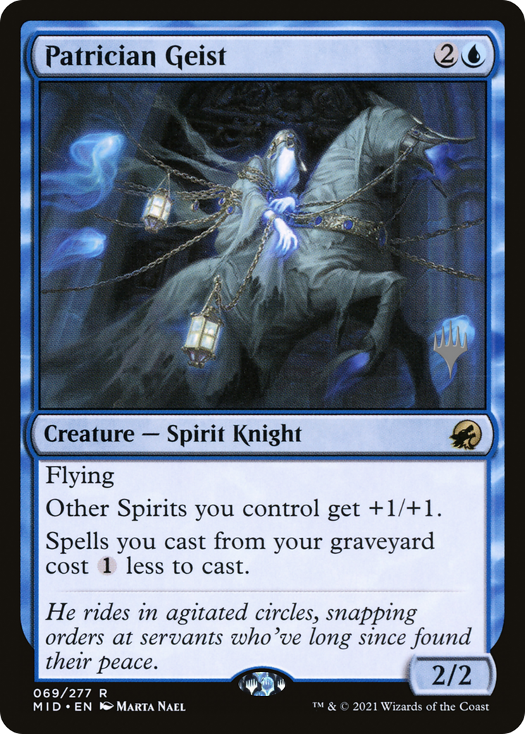 Patrician Geist (069) - Innistrad: Midnight Hunt Promos