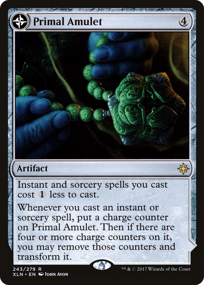 Primal Amulet // Primal Wellspring [Ixalan] Foil