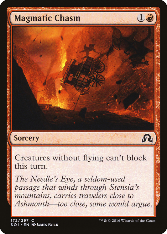 Magmatic Chasm [Shadows over Innistrad] Foil