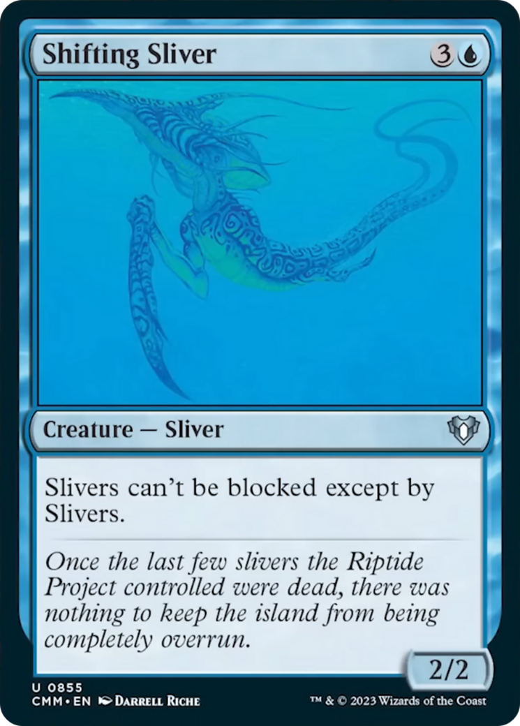 Shifting Sliver [Commander Masters] | Silver Goblin