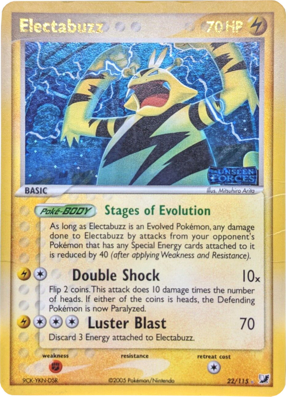 Electabuzz (22/115) (Stamped) [EX: Unseen Forces] | Silver Goblin
