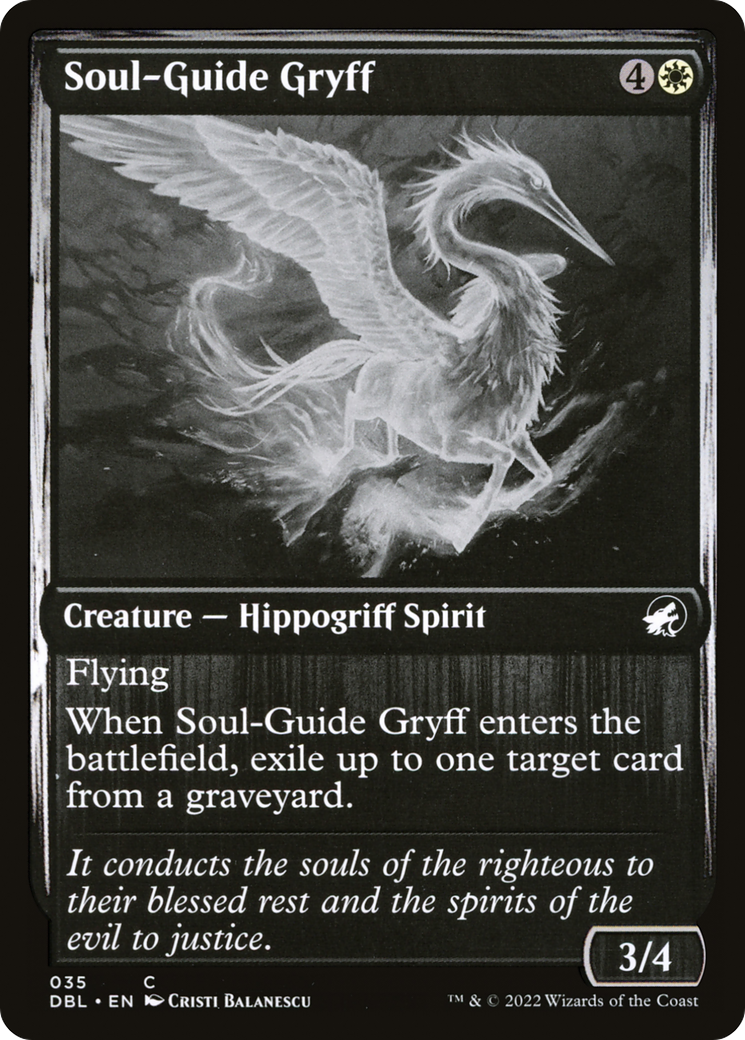 Soul-Guide Gryff (035) Foil - Innistrad: Double Feature