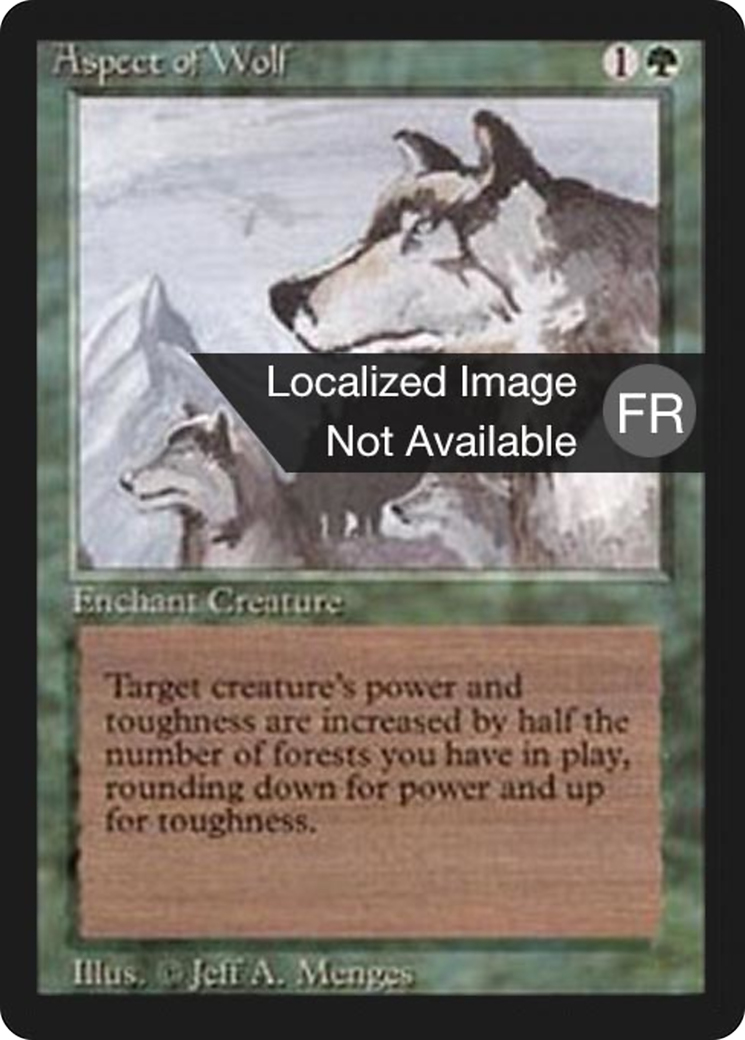 Aspect of Wolf [Foreign Black Border] | Silver Goblin