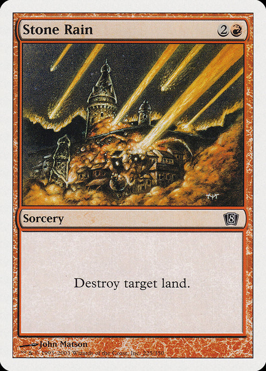 Stone Rain [Eighth Edition] Foil