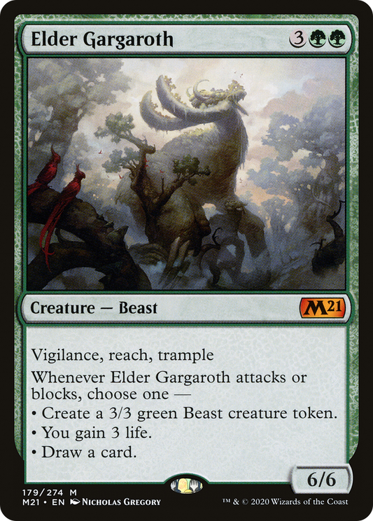 Elder Gargaroth [Core Set 2021] Foil