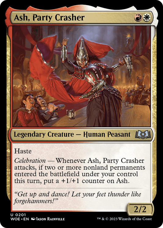 Ash, Party Crasher [Wilds of Eldraine] Foil