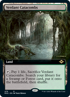 Verdant Catacombs (Extended Art) [Modern Horizons 2] | Silver Goblin