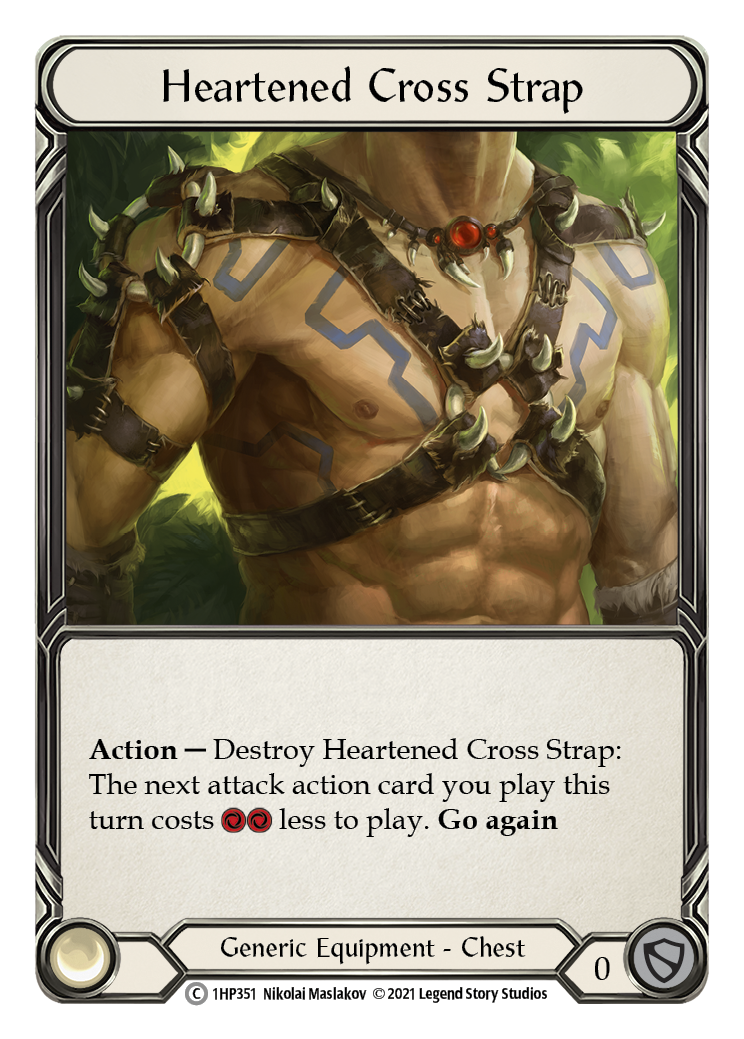 Heartened Cross Strap [1HP351] (History Pack 1) | Silver Goblin