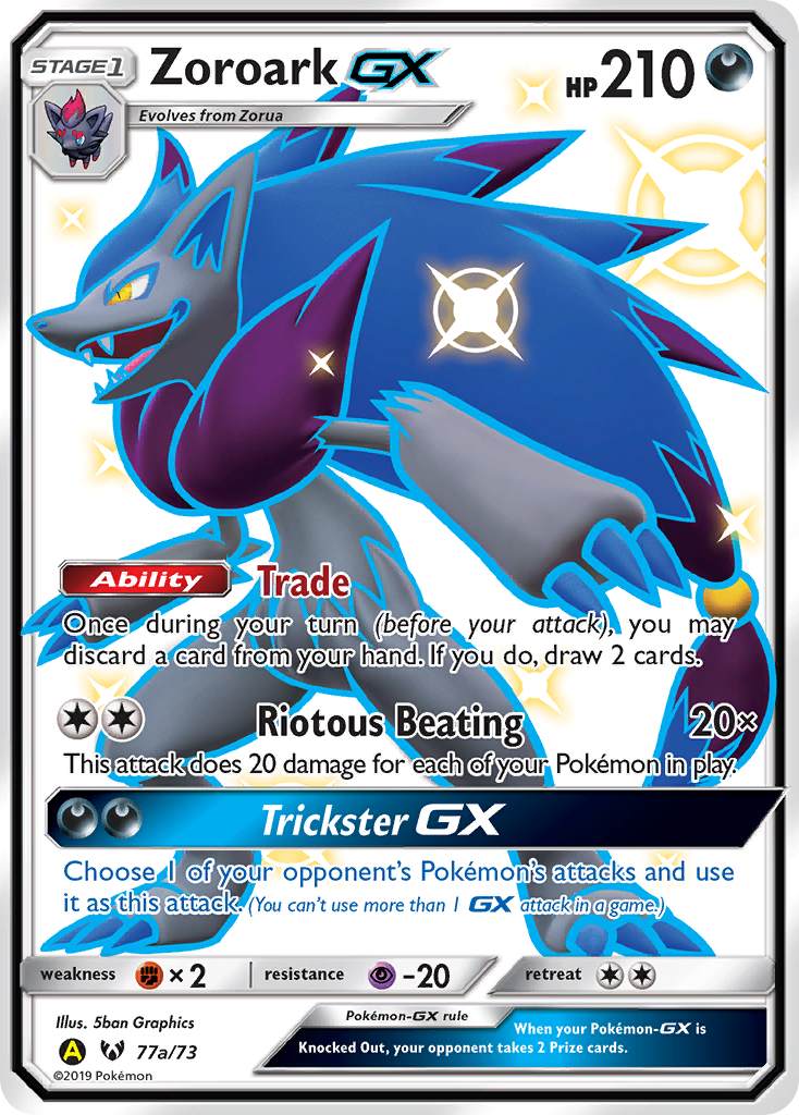 Zoroark GX (77a/73) [Alternate Art Promos] | Silver Goblin