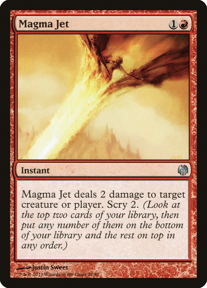 Magma Jet [Duel Decks: Heroes vs. Monsters] | Silver Goblin