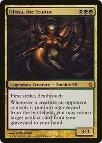 Glissa, the Traitor (Mirrodin Besieged) [Oversize Cards] | Silver Goblin