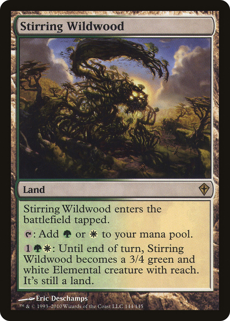 Stirring Wildwood (144) Foil - Worldwake